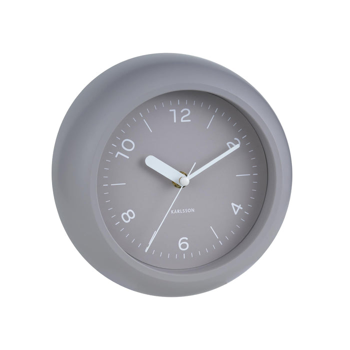 Karlsson Wandklok Slope - Warmgrijs - Ø20cm