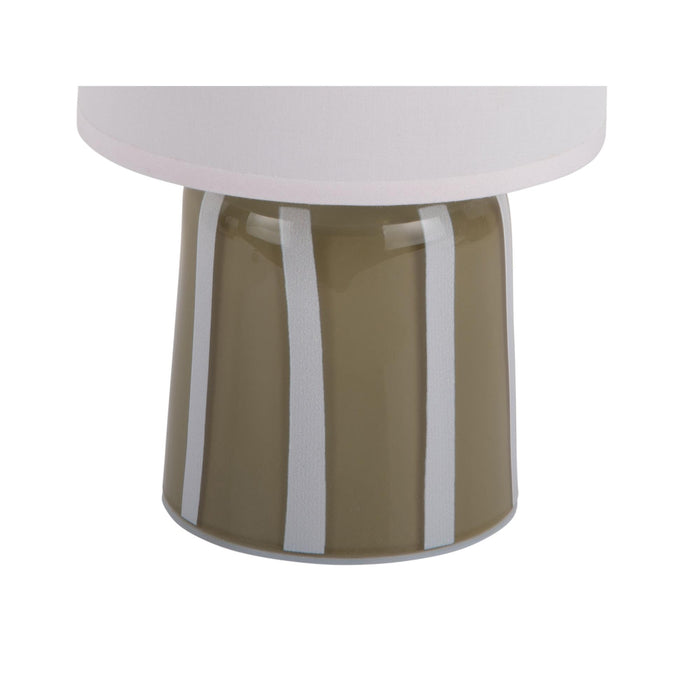 Leitmotiv Tafellamp Verano - Theegroen - 13.5x13.5x20cm