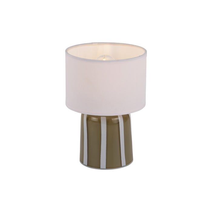 Leitmotiv Tafellamp Verano - Theegroen - 13.5x13.5x20cm