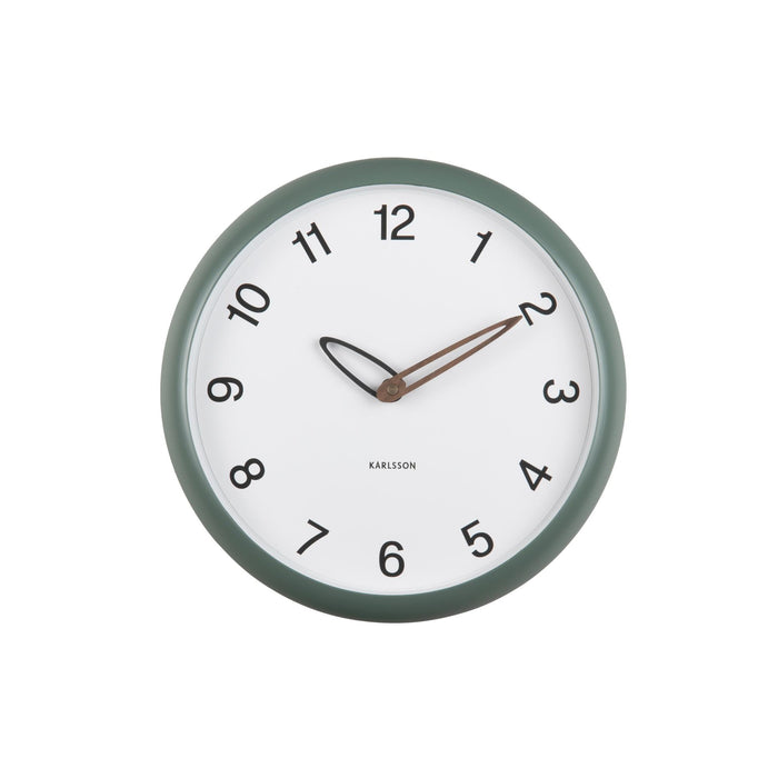 Karlsson Wandklok Bella - Jungle groen - 4.2x30x30cm