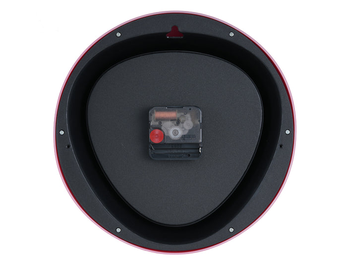 Karlsson Wandklok Funky Vibes - Scarlet rood - 4.4x25.5x25.5cm