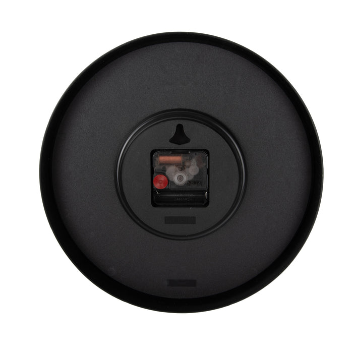 Karlsson Wandklok Calma - Zwart - 3.8x30x30cm