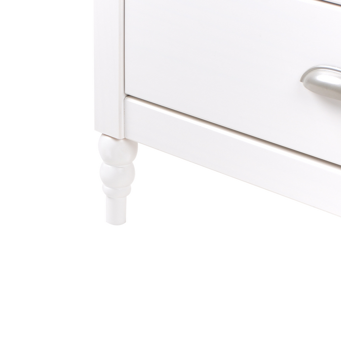 Beliani - SHILLINGTON - Ladekast - Wit|Lichthout - Dennenhout