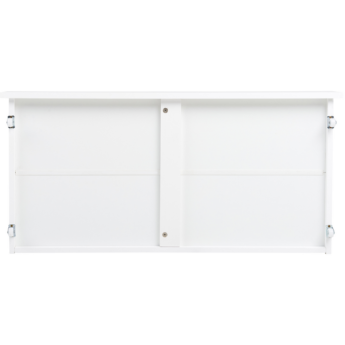 Beliani - CRONAT - Opberglades voor bed - Wit - Grenenhout