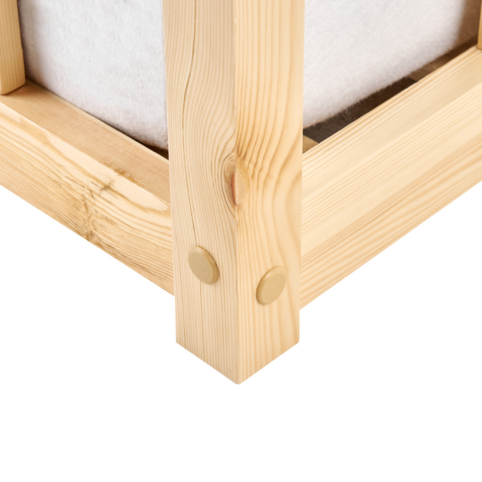 Beliani - MEYMAC - Kinderbed - Lichtbruin - 90 x 200 cm - Dennenhout