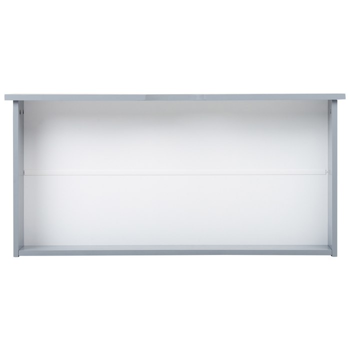 Beliani - CRONAT - Opberglades voor bed - Grijs - Grenenhout