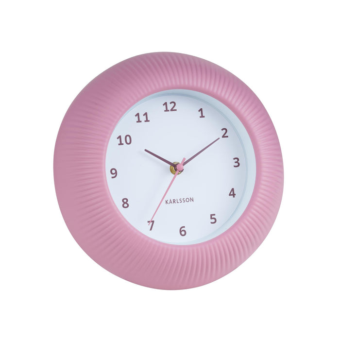 Karlsson Wandklok Tender Rib - Warmroze - Ø25cm