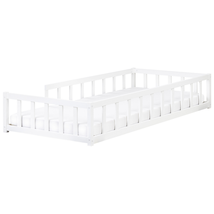 Beliani - MEYMAC - Kinderbed - Wit - 90 x 200 cm - Dennenhout