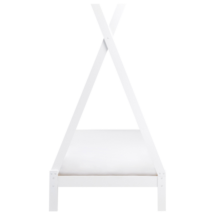 Beliani - DEVAY - Kinderbed - Wit - 90 x 200 cm - Grenenhout