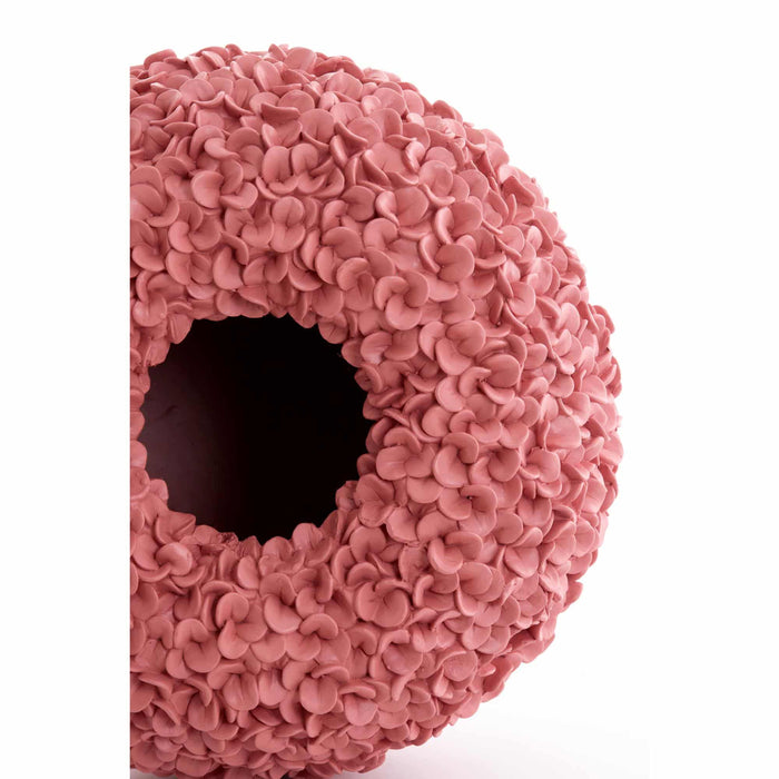 Light & Living Vaas Phylia - Koraalrood - 47.5x47.5x30cm