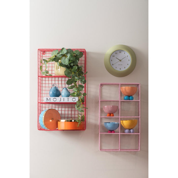 Karlsson Wandklok Tender Rib - Theegroen - Ø25cm