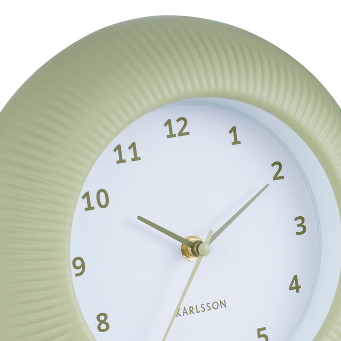 Karlsson Wandklok Tender Rib - Theegroen - Ø25cm