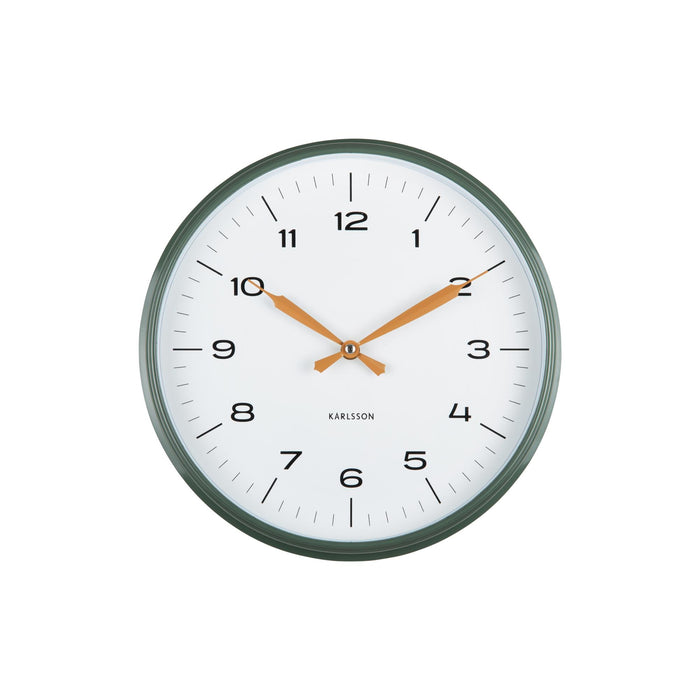 Karlsson Wandklok Modern Factory - Jungle groen - Ø30cm