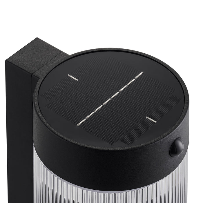 Nordlux Coupar Solar Wandlamp - Zwart