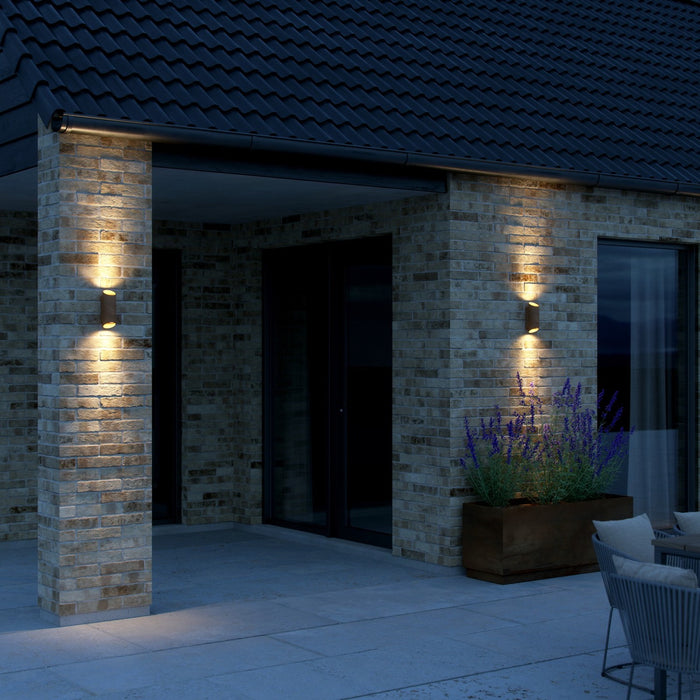 Nordlux Nico Wandlamp - Rond H 23,5 cm - Rusty