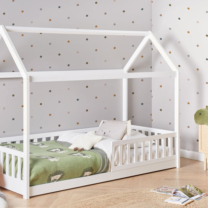 Beliani - COSSAYE - Kinderbed - Wit - 90 x 200 cm - Grenenhout
