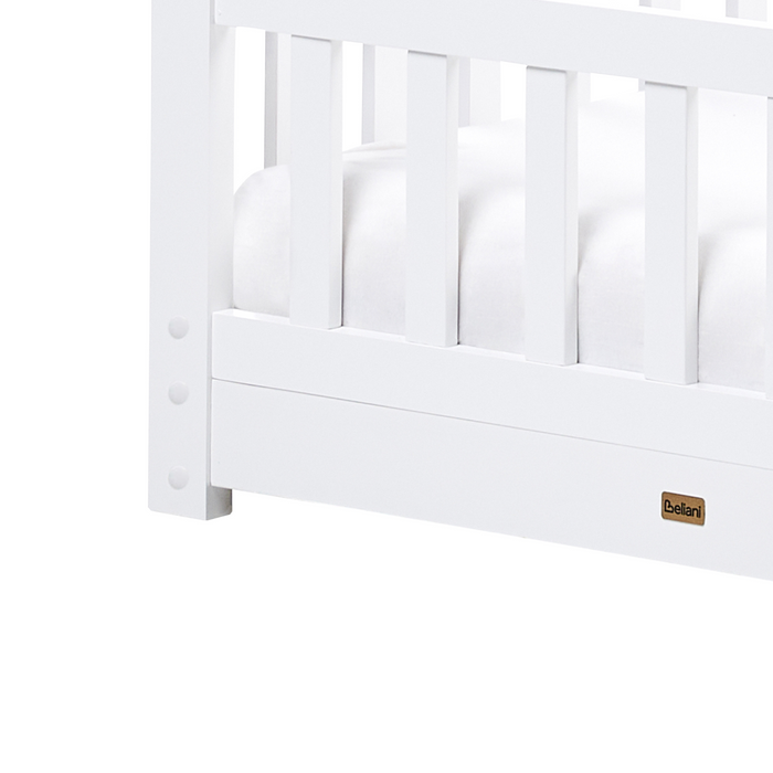 Beliani - COSSAYE - Kinderbed - Wit - 90 x 200 cm - Grenenhout