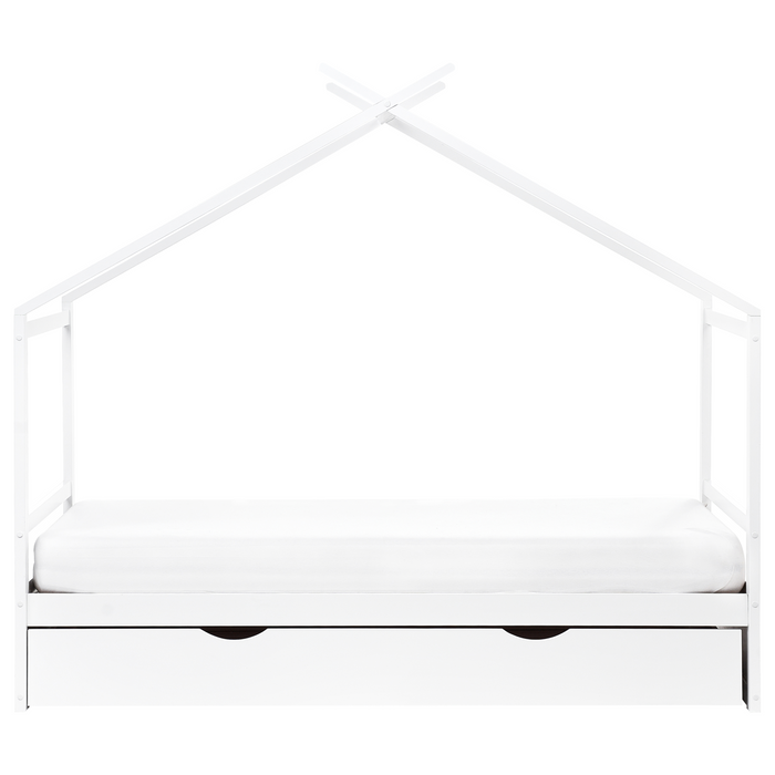 Beliani-ORGEVAL-Daybed voor kinderen-Wit-90 x 200 cm-Grenenhout