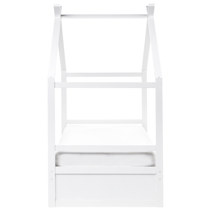 Beliani-ORGEVAL-Daybed voor kinderen-Wit-90 x 200 cm-Grenenhout