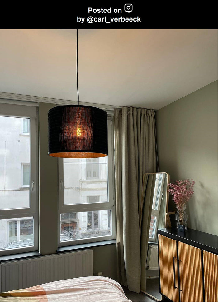 Lucide TAGALOG Hanglamp - Zwart