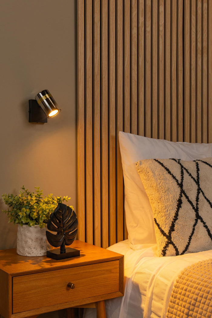 Lucide UPTON Wandlamp - Fumé