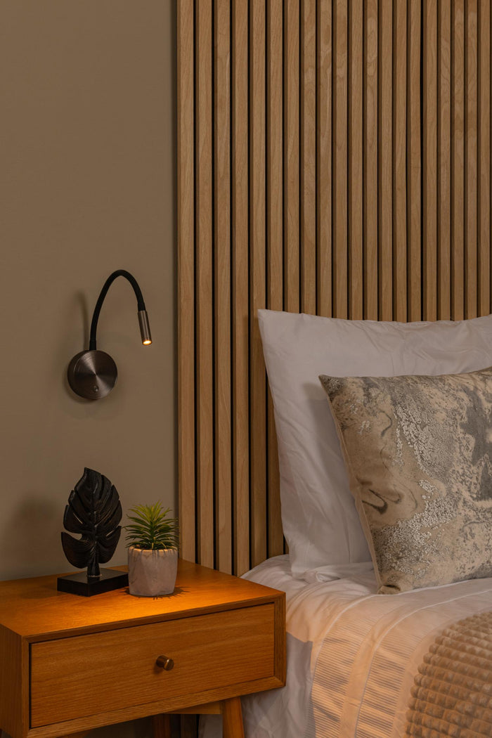 Lucide Premium ASJA Wandspot - Grijs ijzer