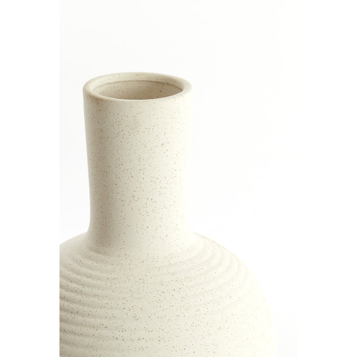 Light&living Vaas deco Ø28,5x42 cm ULLOA keramiek mat crème