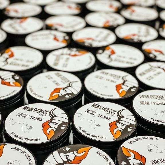 Valhal Outdoor - wax voor gietijzeren pannen