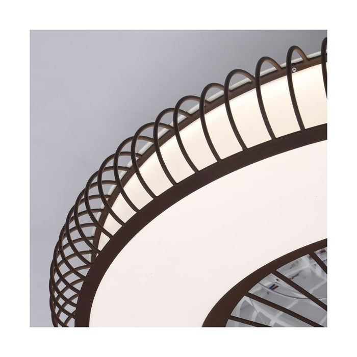 CristalRecord Plafondventilator Mirabel Ø 56 cm brons