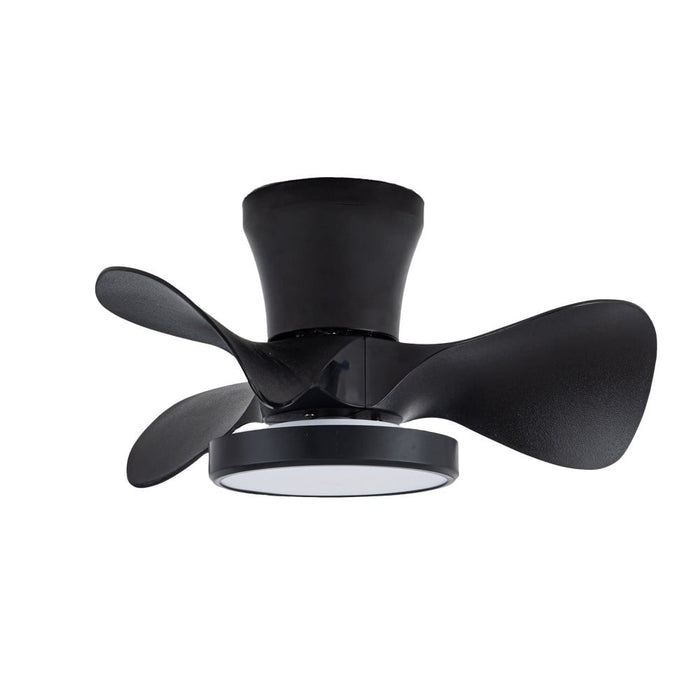 CristalRecord Plafondventilator Moll Mini Ø 56 cm zwart