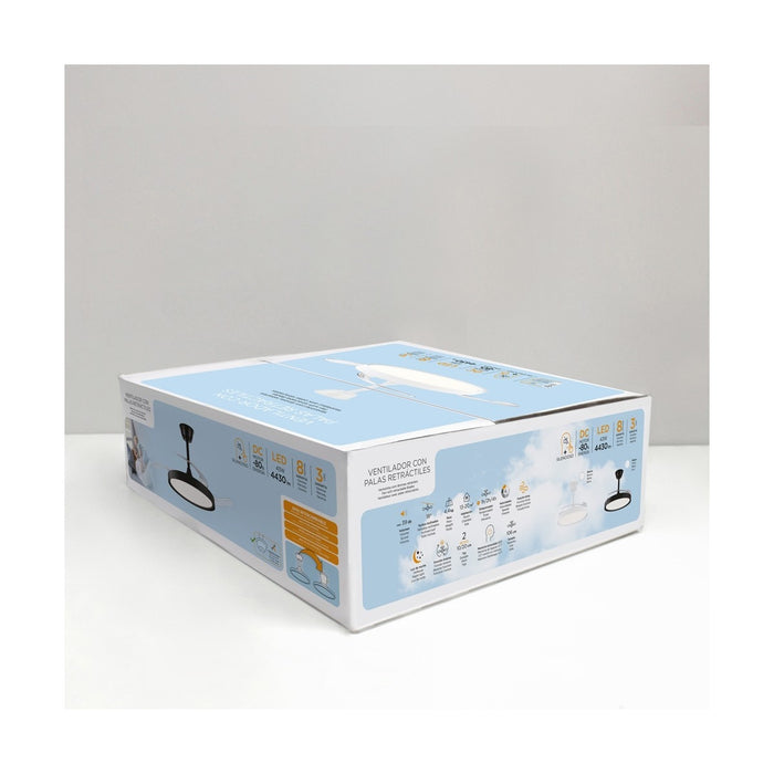 CristalRecord Plafondventilator Polaris Ø 106 cm wit