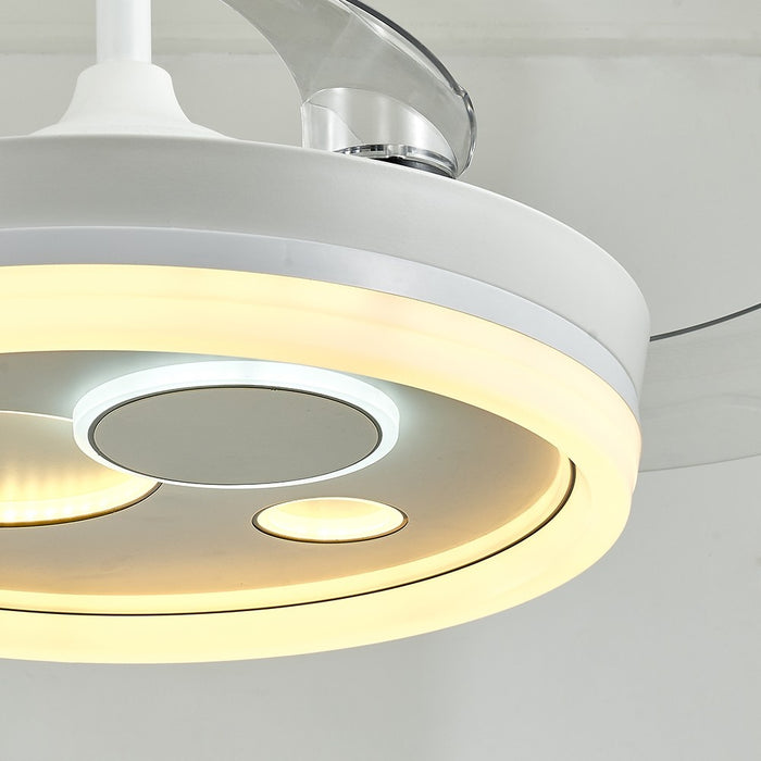 CristalRecord Plafondventilator Naira Ø 106 cm wit