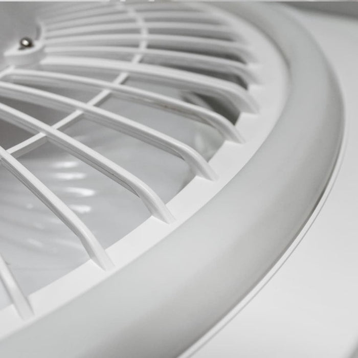 CristalRecord Plafondventilator Moli WIFI Ø 50 cm RGB wit