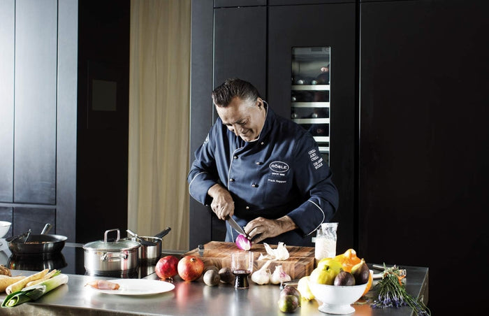 Messenblok, 5 Messen, 1 Schaar, Bamboe - Rösle | Cuisine