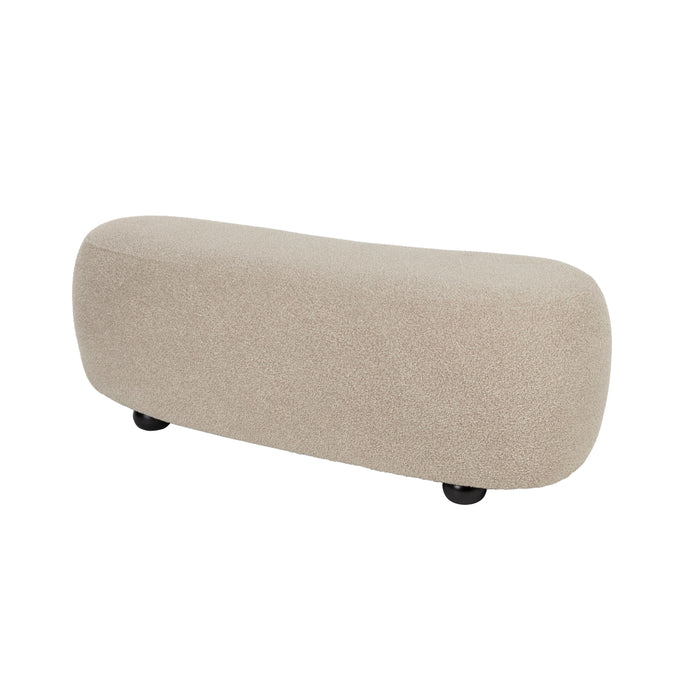 Housecraft Living Noxx Hocker Teddy stof Beige