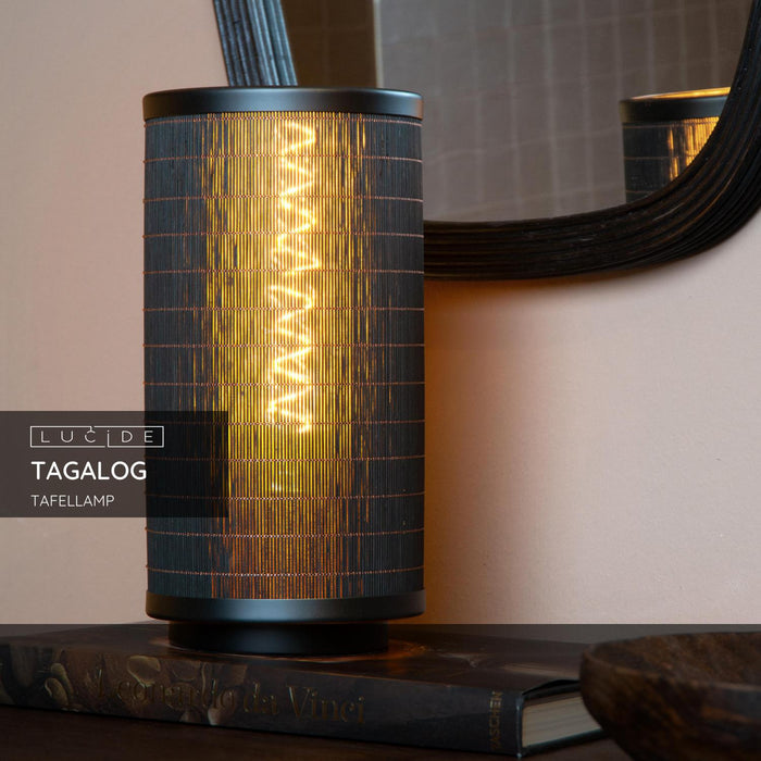 Lucide TAGALOG Tafellamp - Zwart