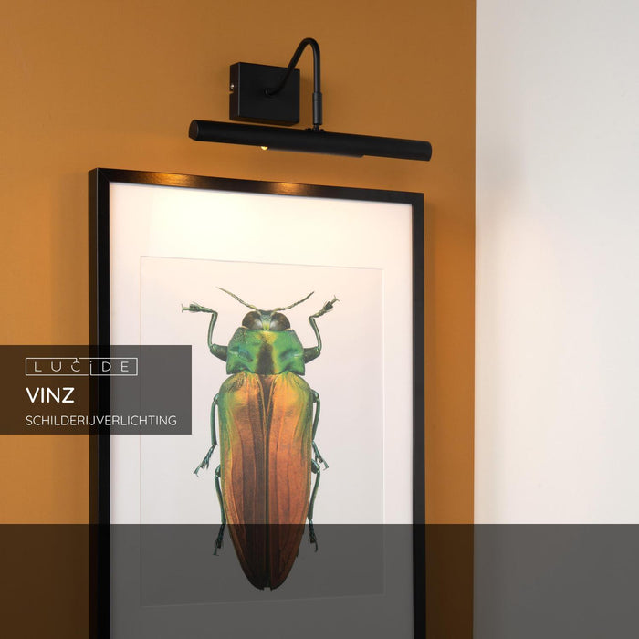 Lucide VINZ Schilderijverlichting - Zwart