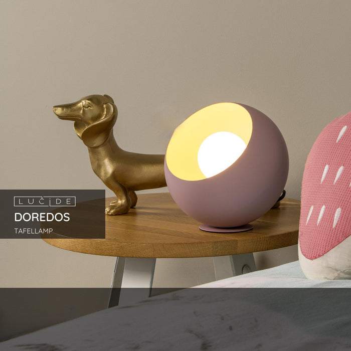 Lucide DOREDOS Tafellamp - Roze