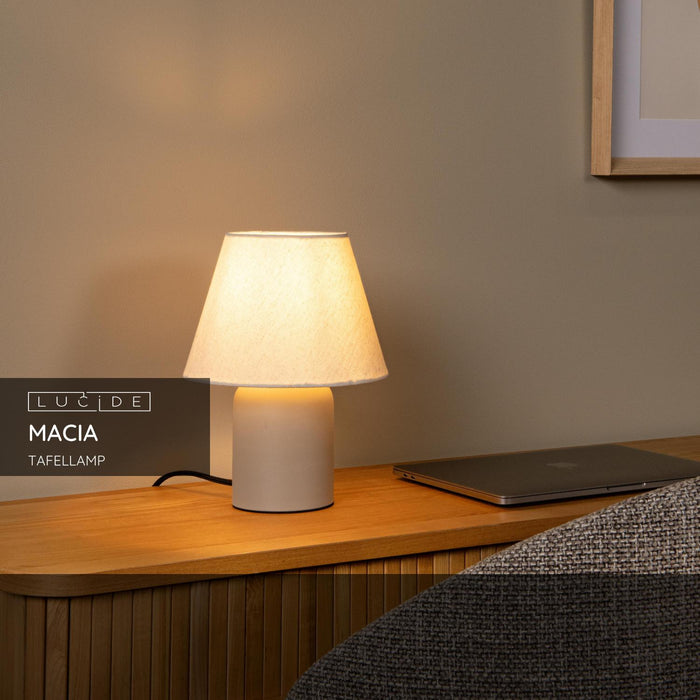 Lucide MACIA Tafellamp - Beige