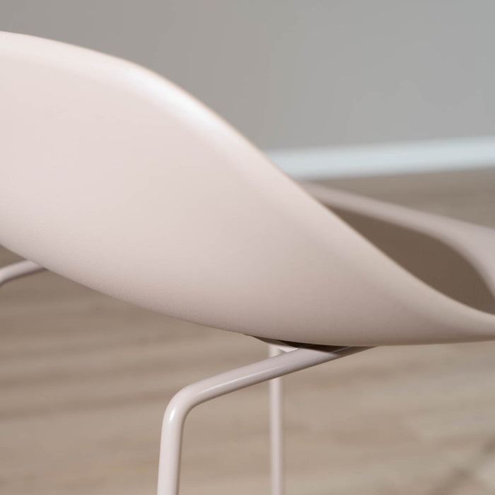 Bronx71 Scandinavische Barkruk Ellen taupe 66cm