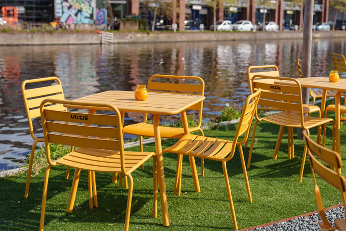 Metalen tuinset Max okergeel 80 cm