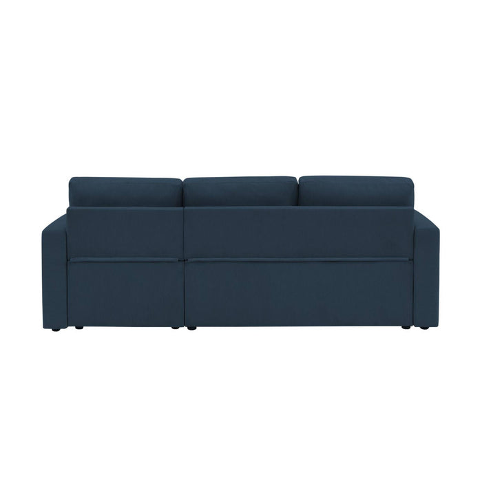 sweeek - Corduroy hoekslaapbank, 3-zits