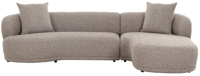 House Nordic - Chaise Longue Bank Rechts - Bruin - Kingston