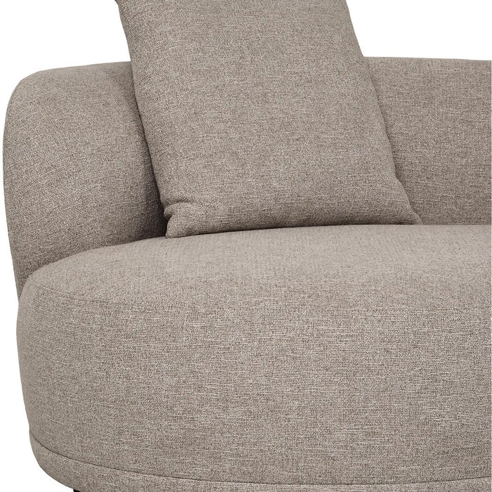 House Nordic - Chaise Longue Bank Rechts - Bruin - Kingston