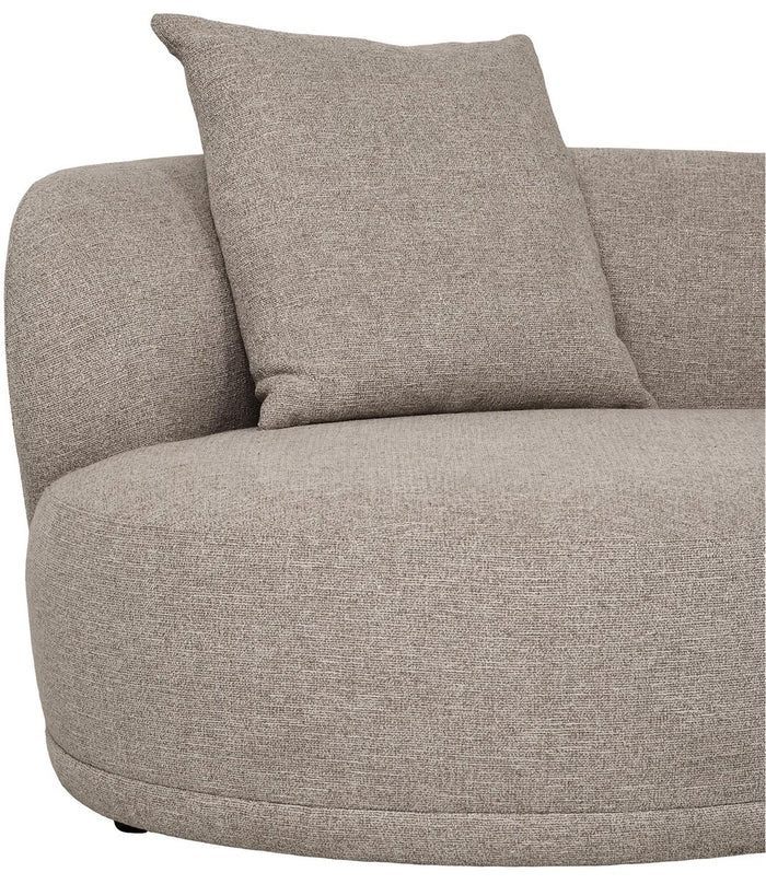 House Nordic - Chaise Longue Bank Rechts - Bruin - Kingston