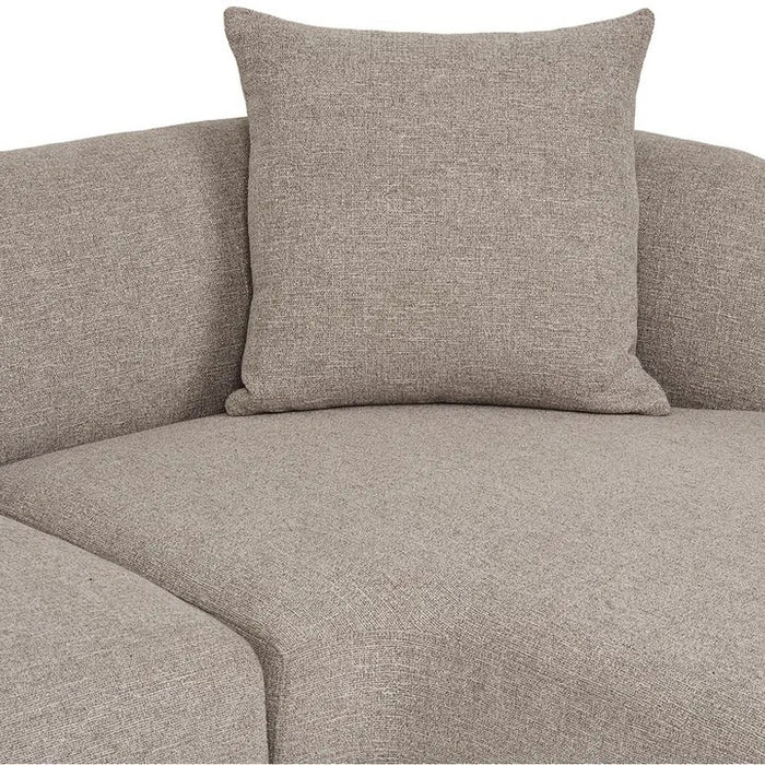 House Nordic - Chaise Longue Bank Rechts - Bruin - Kingston