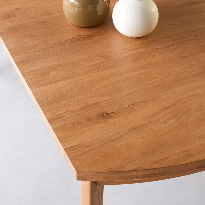 Tikamoon - Uitschuifbare tafel in massief eikenhout 270x95 Maia