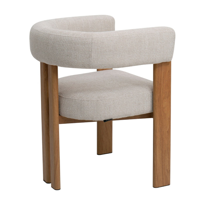 DÉJA Living - Fauteuil Beige Stof - Naturel - 67x60x70cm - Aragon