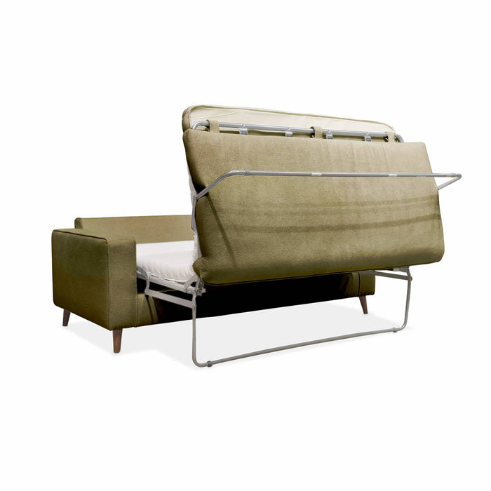 sweeek - 3-zits slaapbank met matras van 12 cm - Made in France