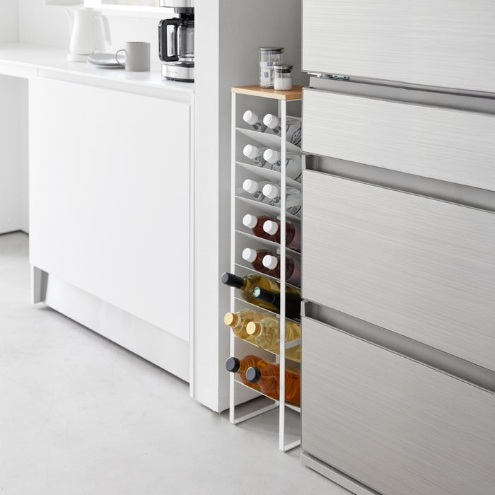 Yamazaki Wijnrek | Flessenrek - 16 flessen - Tower - Wit